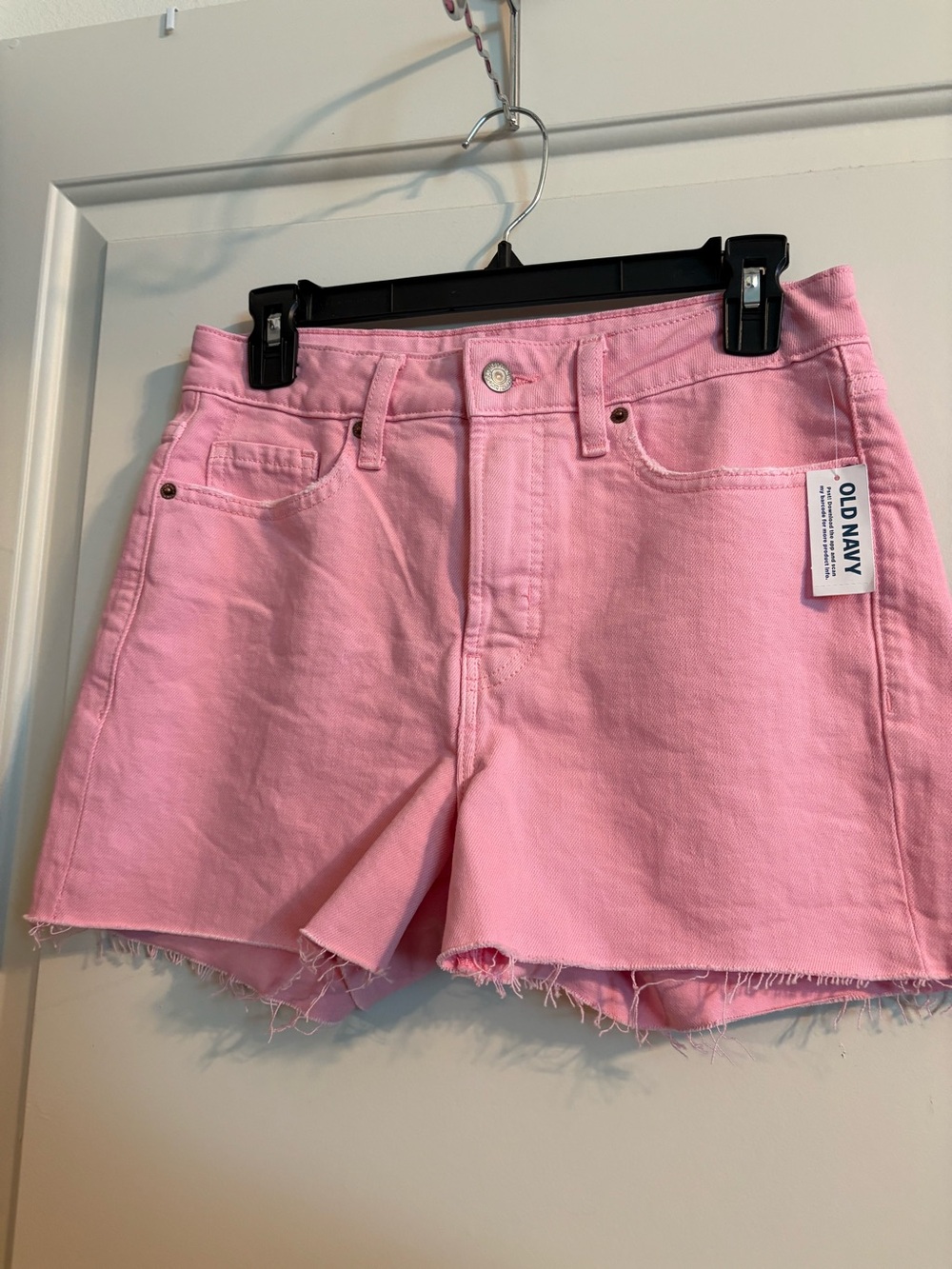 Old Navy Light Pink Denim Shorts